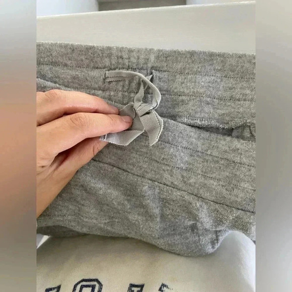 NWOT Calme Johnny Was Hachi Wide Leg Pant Gray Super Soft Knit Pull On Pant M - Picture 4 of 4